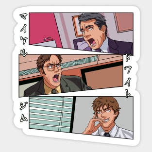 The Office Manga Sticker